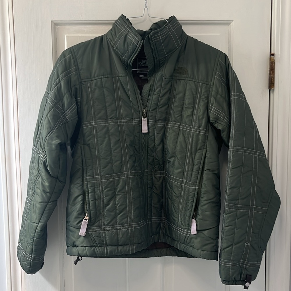 The North Face Green Quilted Jacket